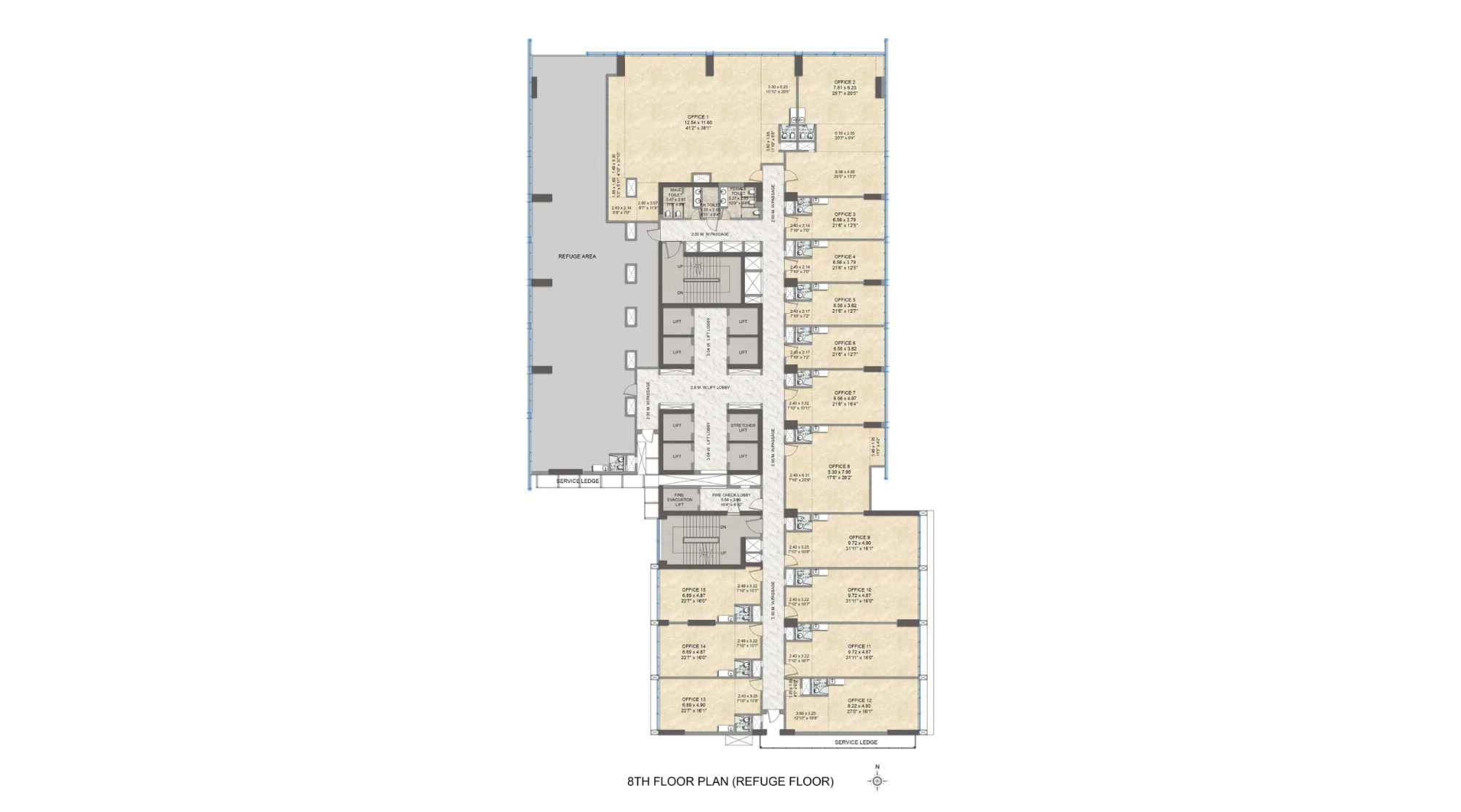 Kalpataru-Virtus-8th-Floor-Plan